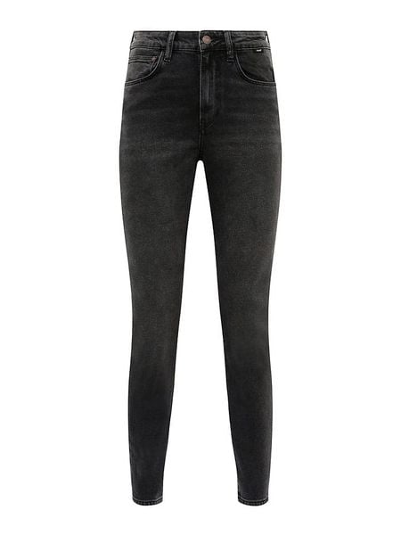 MAVI Dżinsy "Star" - Skinny fit - w kolorze antracytowym rozmiar: W29/L31. Czarne jeansy damskie MAVI, z podwyższonym stanem. Za 115.45 zł.