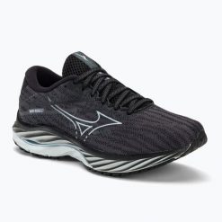 Buty do biegania damskie Mizuno Wave Rider 27 Width. Czarne obuwie do biegania damskie Mizuno, do biegania, mizuno wave. Za 419.99 zł.