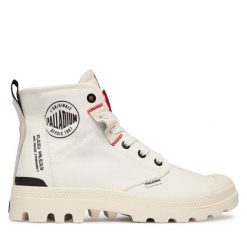 Trapery Palladium. Białe trapery damskie Palladium, bez obcasa. Za 439.99 zł.