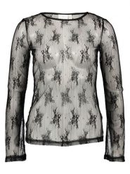 Kaffe Koszulka w kolorze czarnym rozmiar: M. Czarne bluzki damskie Kaffe, m, bez wzorów, bez kołnierzyka, bez ramiączek. Za 87.19 zł.