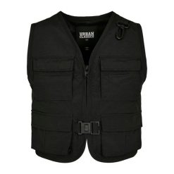 Kurtka damska Urban Classics Szorty tactical. Czarne kurtki damskie Urban Classics, s, bez wzorów, z nylonu, bez kaptura. Za 148.90 zł.