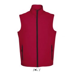 Kamizelka softshell sm Sol's Race Bw. Czerwone kurtki softshell damskie SOL'S, l, z aplikacjami, z materiału, bez kaptura. Za 157.00 zł.
