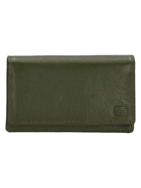 Beagles Skórzany portfel w kolorze khaki - 16 x 9 cm rozmiar: onesize. Brązowe portfele damskie Beagles, bez wzorów, z materiału. Za 107.86 zł.