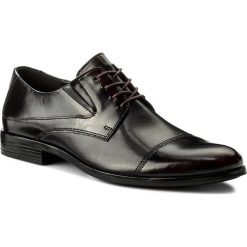 Półbuty LASOCKI FOR MEN - MI08-C343-381-05 Bordowy. Czerwone buty wizytowe męskie Lasocki For Men, z materiału, bez zapięcia. W wyprzedaży za 99.98 zł.