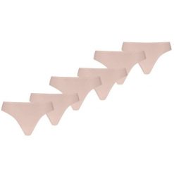 Puma stringi damskie Invisible Cotton 6-pack jasnoróżowe. Czerwone stringi damskie Puma, bez wzorów, z bawełny. Za 286.22 zł.