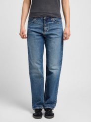 Lee Dżinsy - Comfort fit - w kolorze niebieskim rozmiar: W28/L33. Niebieskie jeansy damskie Lee, z podwyższonym stanem. Za 131.74 zł.