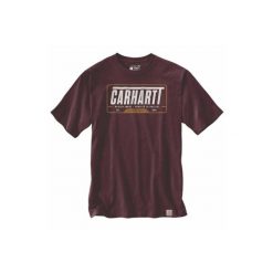 Koszulka męska T-shirt Carhartt Heavyweight Graphic. Brązowe t-shirty męskie Carhartt, m, bez wzorów, bez kołnierzyka. Za 154.00 zł.