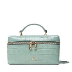Torebka Furla. Niebieskie torebki klasyczne damskie Furla, bez wzorów, bez dodatków. Za 1,039.00 zł.