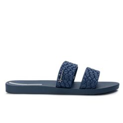 Klapki damskie Ipanema 83243 RENDA II FEM. Niebieskie klapki damskie Ipanema, bez wzorów, z materiału, bez obcasa. Za 59.00 zł.