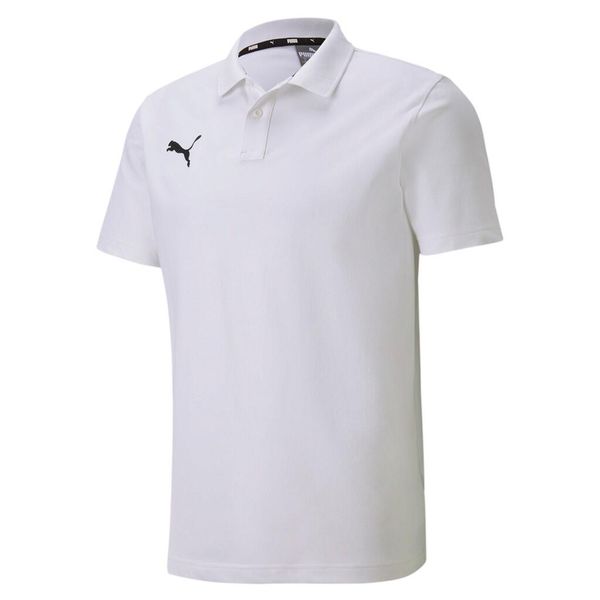 Koszulka męska Puma teamGOAL 23 Casuals Polo. Białe koszulki polo męskie Puma, m, z bawełny, bez ramiączek, do piłki nożnej. Za 115.04 zł.