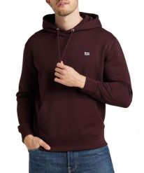 LEE PLAIN HOODIE MĘSKA BLUZA Z KAPTUREM LOGO VELVET BEET L80YRY74 112321575. Bluzy z kapturem męskie Lee, l. Za 189.99 zł.