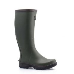Buty przeciwdeszczowe Rouchette Veneur. Zielone buty trekkingowe męskie Rouchette, bez zapięcia, outdoorowe. Za 457.00 zł.