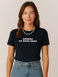 WOOOP Koszulka "Living My Best Life" w kolorze czarnym rozmiar: S. Czarne bluzki damskie Wooop, s, bez wzorów, z bawełny, bez kołnierzyka, bez ramiączek. Za 74.11 zł.