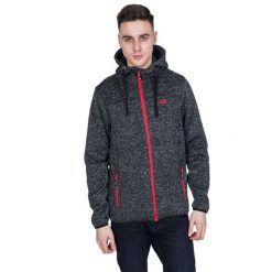 Bluza Polarowa Męska Odeno. Czerwone bluzy z kapturem męskie Trespass, na zimę, l, z dzianiny. Za 184.99 zł.
