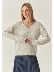 TATUUM Sweter w kolorze kremowym rozmiar: S. Brązowe swetry klasyczne damskie Tatuum, s, z wełny, bez kołnierzyka. Za 148.26 zł.