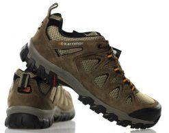 Buty trekkingowe męskie Karrimor Aerator K905 TPE. Brązowe buty trekkingowe męskie Karrimor, z materiału, bez zapięcia, trekkingowe. Za 309.99 zł.