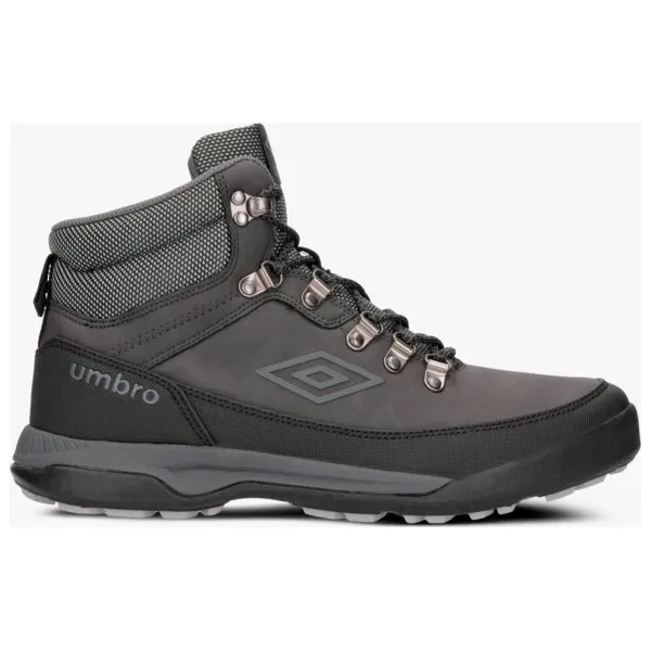Umbro Everest buty męskie, czarny, rozmiar 44. Czarne buty trekkingowe męskie Umbro, na zimę, z gumy, bez zapięcia, outdoorowe. W wyprzedaży za 199.99 zł.