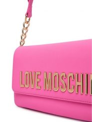 LOVE MOSCHINO Torebka JC4109PP1OKD0604 Różowy. Czerwone torebki klasyczne damskie Love Moschino, bez wzorów, ze skóry, bez dodatków. Za 809.99 zł.