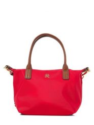 Tommy Hilfiger torba na ramię Kobiety Sztuczne włókno czerwony, ONE SIZE. Czerwone torebki klasyczne damskie Tommy Hilfiger, bez wzorów, z nylonu, bez dodatków. Za 279.95 zł.