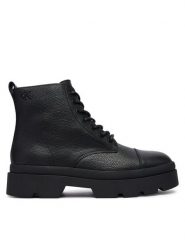 Calvin Klein Trapery Lugged Mid Lace Up Tc Tu Lth HM0HM02267 Czarny. Czarne buty zimowe męskie CALVIN KLEIN, ze skóry, bez zapięcia. Za 799.99 zł.