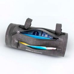 Torba rowerowa Rockbros wodoodporna 2 L odblask na kierownicę nylon czarna. Czarne torebki klasyczne damskie ROCKBROS, bez wzorów, z materiału, duże, bez dodatków. Za 78.89 zł.