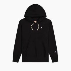 Damska bluza Champion Hooded Sweatshirt 113350-KK001. Czarne bluzy z kapturem damskie CHAMPION, xs, z bawełny. Za 282.95 zł.