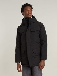 G-Star Parka w kolorze czarnym rozmiar: XL. Czarne parki męskie G-Star, xl, bez wzorów, z poliamidu. Za 461.21 zł.