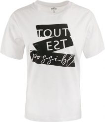 T-shirt damski THE PEOPLE REP. Minerva biały L, 100% bawełna. Białe t-shirty damskie WE THE PEOPLE, l, bez wzorów, z bawełny, bez kołnierzyka. Za 57.84 zł.