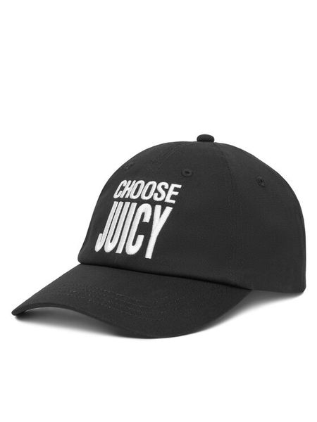 Juicy Couture Czapka z daszkiem Choose JCAWH125715 Czarny. Czarne czapki z daszkiem damskie Juicy Couture, bez wzorów, z bawełny. Za 89.99 zł.