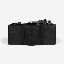 Torba do transportu wózka golfowego Inesis. Czarne torebki klasyczne damskie INESIS, bez wzorów, z materiału, duże, bez dodatków. Za 129.99 zł.