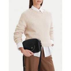 Torebka Beverly Hills Polo Club. Czarne listonoszki damskie Beverly Hills Polo Club, bez wzorów, bez dodatków. Za 149.99 zł.