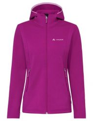 Kurtka damska Idris Fleece Hoody. Czerwone kurtki damskie Vaude, na zimę, s, bez wzorów, z materiału, z kapturem. Za 519.00 zł.