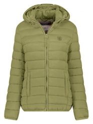 Geographical Norway Kurtka pikowana "Atikotal" w kolorze oliwkowym rozmiar: XXL. Brązowe kurtki damskie Geographical Norway, xxl, bez wzorów, bez kaptura. Za 153.34 zł.