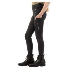 Spodnie do jazdy konnej dla dziewcząt o średniej przyczepności BR Equitation BR. Brązowe spodnie materiałowe damskie BR, bez wzorów, z materiału. Za 340.50 zł.