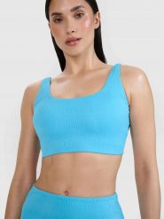 GÓRA OD BIKINI DAMSKI STRÓJ 4F KĄPIELOWY XS F084. Czerwone bikini damskie 4f, bez wzorów. Za 47.69 zł.