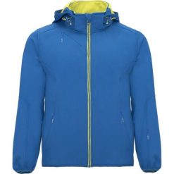 Męska Kurtka Soft Shell Siberia. Niebieskie kurtki męskie ROLY, m, bez wzorów, sportowe, bez kaptura. Za 190.99 zł.