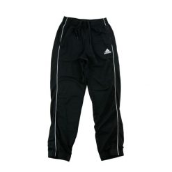 Second life - Spodnie dresowe męskie Adidas Core 18 Polyester - Jak nowy. Czarne spodnie sportowe męskie Adidas, z dresówki. Za 106.46 zł.