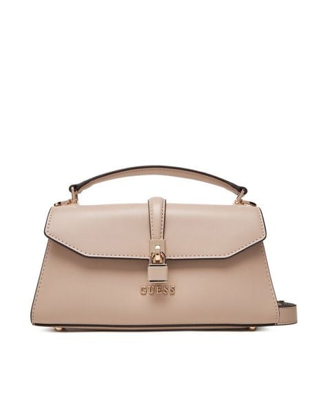 Guess Torebka HWVG96 55200 Beżowy. Brązowe torebki klasyczne damskie Guess, z aplikacjami, ze skóry, bez dodatków. Za 309.99 zł.