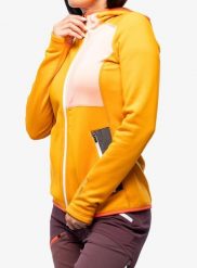 Bluza damska Ortovox Fleece Hoody. Brązowe bluzy z kapturem damskie ORTOVOX, xs, z elastanu. Za 775.49 zł.