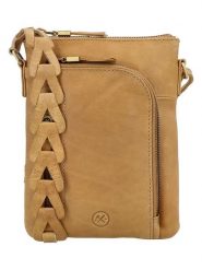 HIDE & STITCHES Skórzana torebka w kolorze jasnobrązowym - 17 x 21 x 2 cm rozmiar: onesize. Brązowe torebki klasyczne damskie HIDE & STITCHES, bez wzorów, z materiału, bez dodatków. Za 173.99 zł.