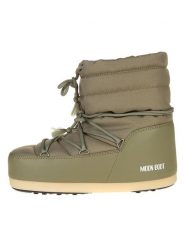 Moon Boot Botki zimowe "EVX LIGHT LOW NYLON" w kolorze khaki rozmiar: 43/44. Brązowe buty zimowe męskie Moon Boot, na zimę, z materiału, bez zapięcia. Za 391.84 zł.