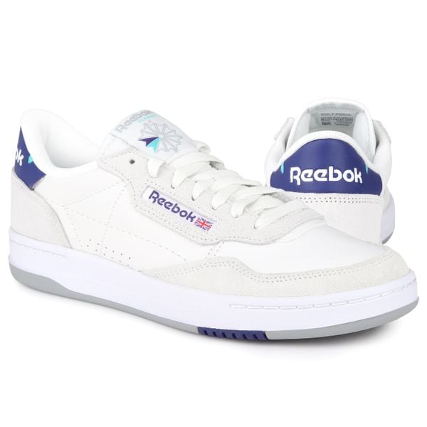 Buty męskie trampki Reebok COURT PEAK. Białe trampki i tenisówki męskie Reebok, bez wzorów, bez zapięcia. W wyprzedaży za 259.00 zł.