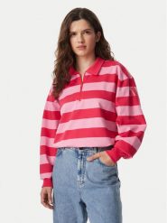 Adidas Bluza Essentials Contemporary French Terry Longsleeve Polo KR3548 Różowy Regular Fit. Czerwone bluzy bez kaptura damskie Adidas, s, z bawełny. Za 219.99 zł.