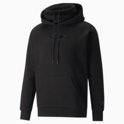 Bluza Męska Puma. Czarne bluzy z kapturem męskie Puma, l, z gumy. Za 270.11 zł.