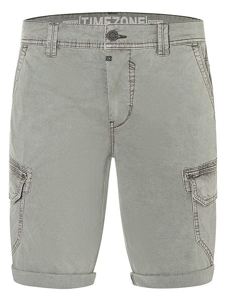 Timezone Szorty chino "Stanley" w kolorze szarym rozmiar: W38. Szare szorty męskie Timezone, bez wzorów. Za 148.96 zł.