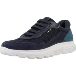 Buty GEOX D SPHERICA Niebieski. Niebieskie obuwie treningowe damskie Geox, na fitness i siłownię. Za 286.99 zł.
