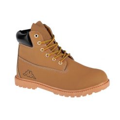 Buty zimowe męskie, Kappa Kombo Mid. Brązowe buty trekkingowe męskie Kappa, na zimę, bez zapięcia, trekkingowe. Za 143.00 zł.