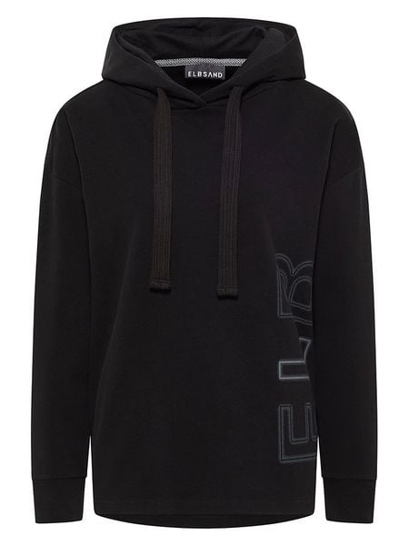 ELBSAND Bluza "Elna" w kolorze czarnym rozmiar: S. Czarne bluzy z kapturem damskie ELBSAND, s. Za 179.22 zł.