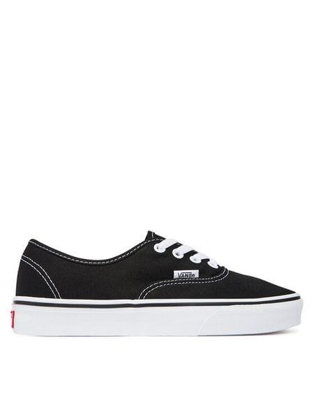 Vans Tenisówki Authentic VN000E9BBLA1 Czarny. Czarne trampki i tenisówki damskie Vans, bez wzorów, z materiału. Za 259.99 zł.
