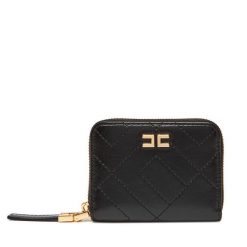 Portfel Elisabetta Franchi. Czarne portfele damskie Elisabetta Franchi, bez wzorów. Za 459.99 zł.
